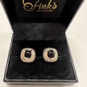 David Yurman Onyx earrings